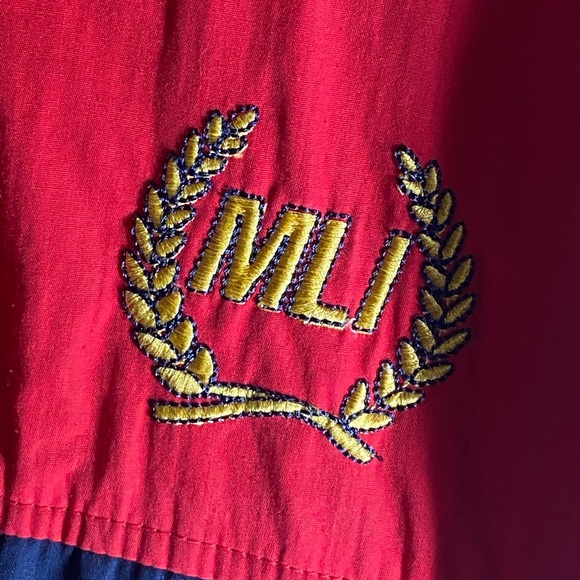 Dunbrook Distinctive Images Retro 80s bomber windbreaker jacket Vintage Size XL - Picture 3 of 5